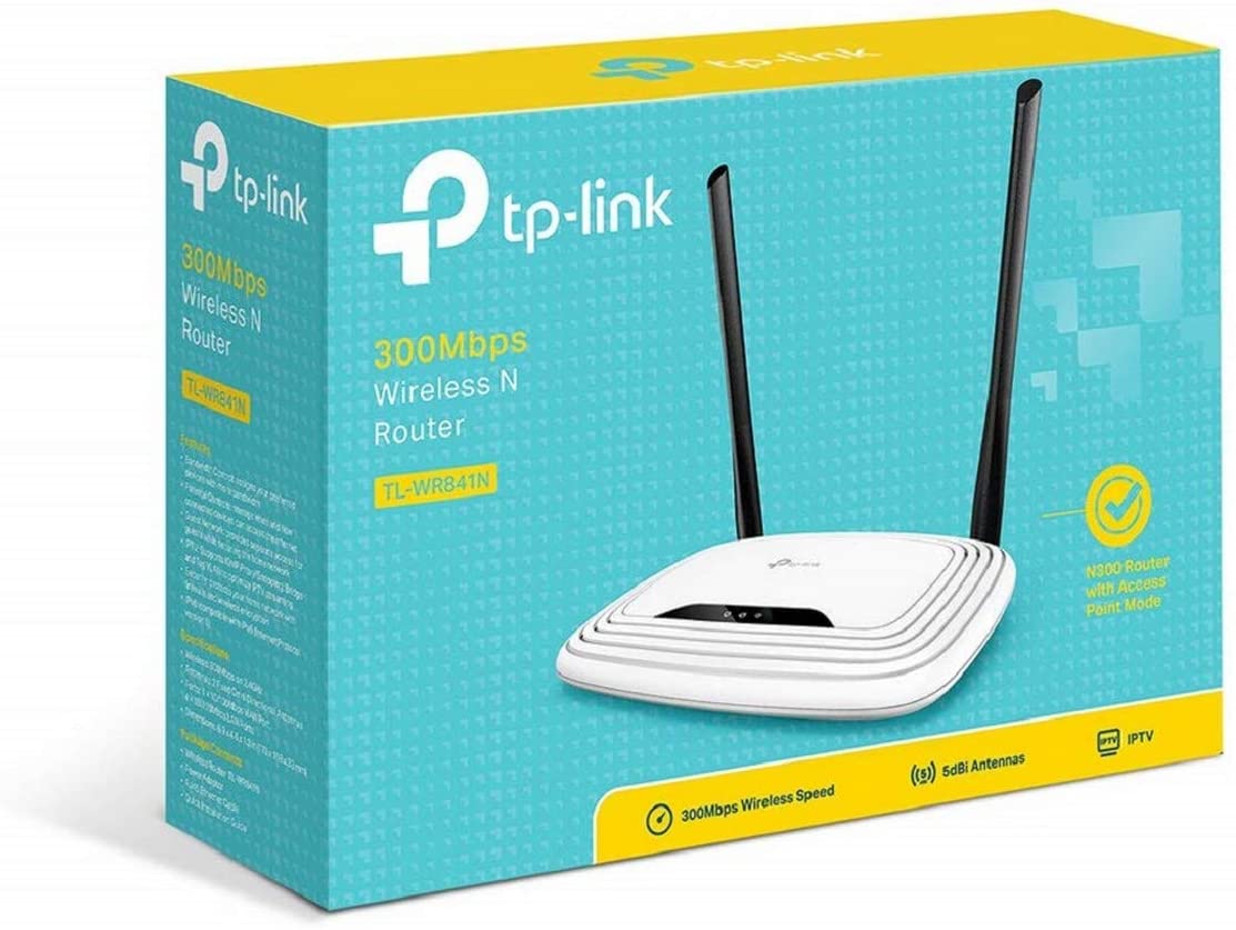 TP-Link TL-WR841N 300Mbps Wireless N Cable, 4 Fast LAN Ports, Easy Setup, WPS Button, Supports Parent Control