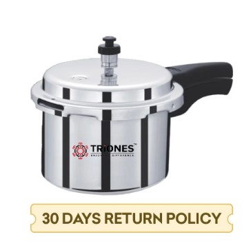 Triones TAPC-002 Aluminium Outer Lid Pressure Cooker (5 l) @ Rs.610 + 100% Grofers Orange Cash