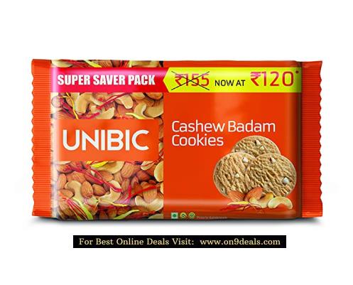 Unibic Cashew Badam Cookies, 500 g