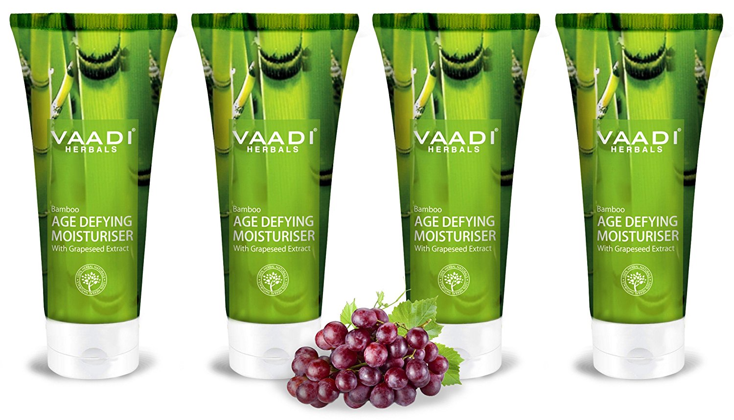 Vaadi Herbals Bamboo Age Defying Moisturizer, 60g Pack of 4