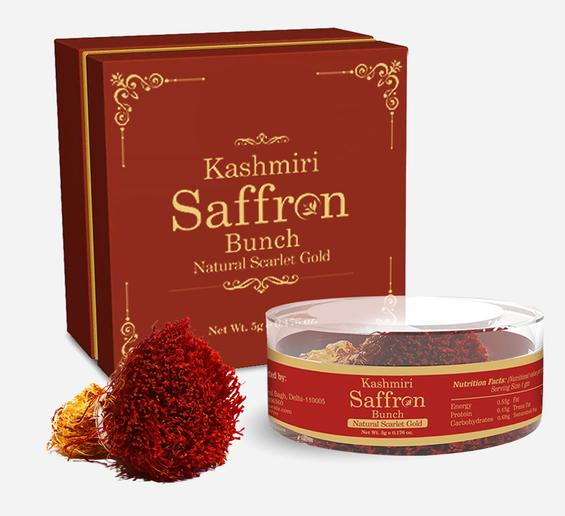 Vedapure Natural & Pure A++ Grade Kashmiri Saffron Threads 5 Gms