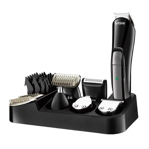 VGR Hair Clipper for Men 6 in 1 Rechargeable Cordless Razor Beard Trimmer Kit