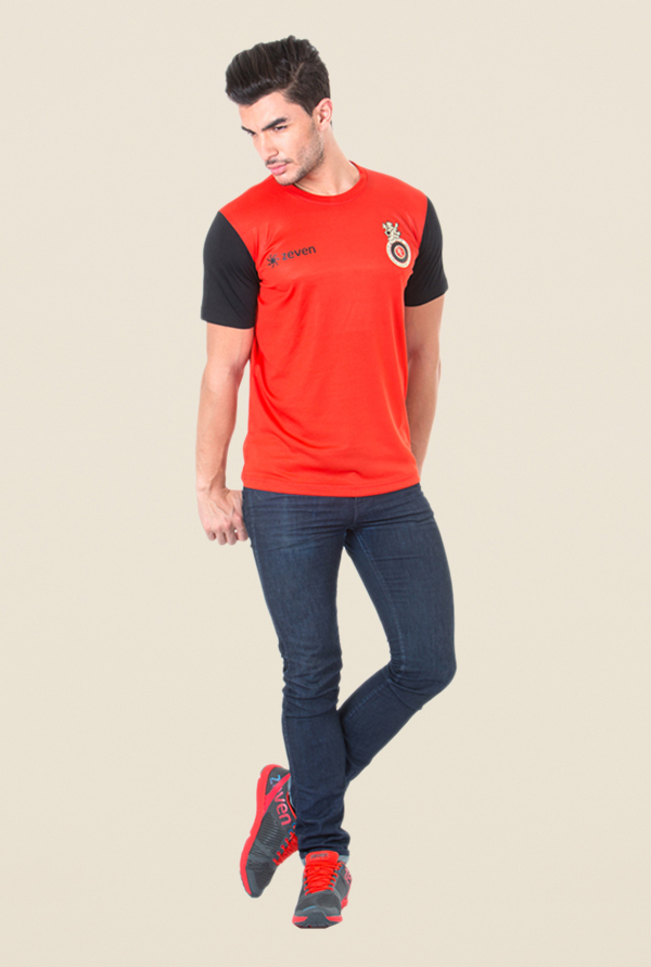 Zeven RCB Royal Challengers Bangalore Round Neck T-Shirt