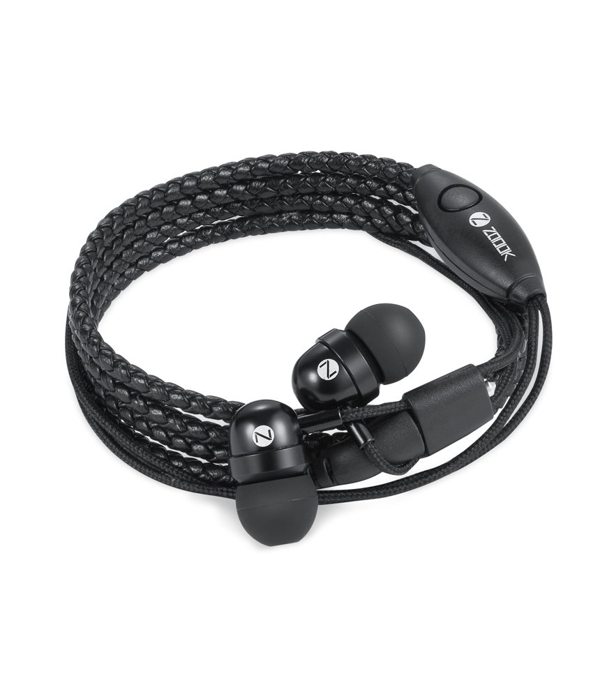 Zoook RockerWraps In Ear Wired With Mic Earphones