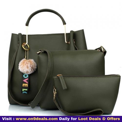 29K Women Handbag with Sling Bag Pouch Set of 3 + Free Shipping
