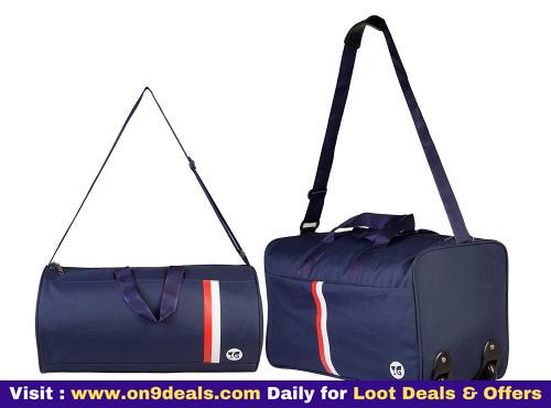 3G Polyester Soft Trolley Bag & Drum Bag (Pack of 2)