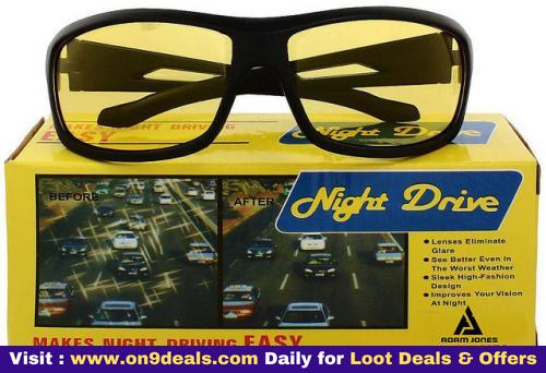 Adam Jones Yellow Night Vision Wrap-Around Unisex Sunglasses