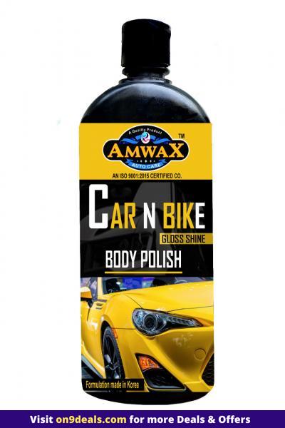 Amwax White Car and Bike Body Polishes - 500 Ml