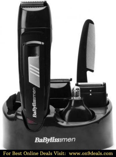 BaByliss E824E Runtime: 30 min Grooming Kit for Men With 3 Years Replacement Guarantee