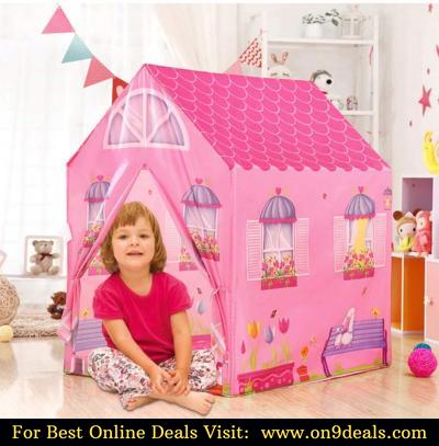 BIGFOLK Kids Play oll House Tents for Children Indoor and Outdoor Weight Water Proof Playhouse Games