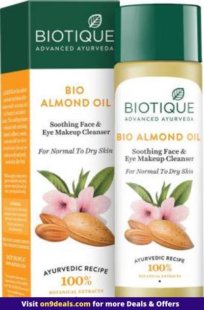 Biotique Bio Almond Oil Soothing Face & Eye Makeup Cleanser 190ml