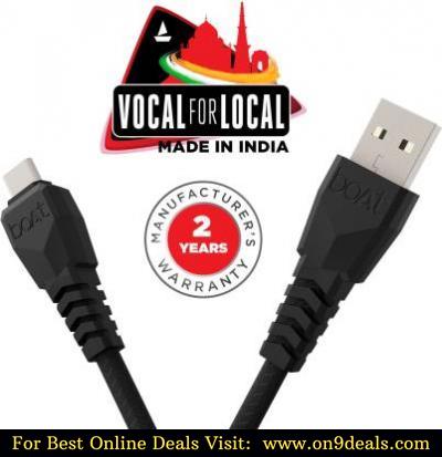 boAt A320 1.5 m USB Type C Cable +  2 Year Warranty