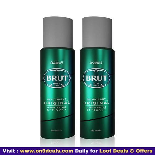 BRUT Original Men Deodorant, 200ml (Pack of 2)