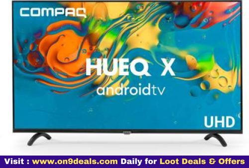 Compaq 109 Cm (43 Inch) Ultra HD (4K) LED Smart Android TV  (CQV43AX1UD)