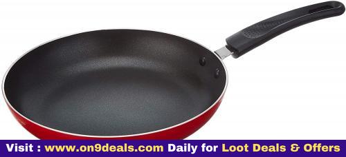 Cresta Gas Stove Compatible Aluminium Fry Pan, 24cm