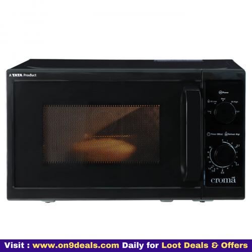Croma 20 Litres Solo Microwave Oven Cram2026 With  24 Months Warranty