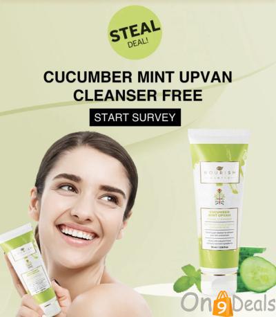 Cucumber Facial Cleanser Worth Rs.395 For FREE | NourishMantra