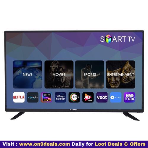 Eairtec 102 Cms (40 Inches) Hd Ready Smart Led Tv 40djsm (Black) (2022 Model)