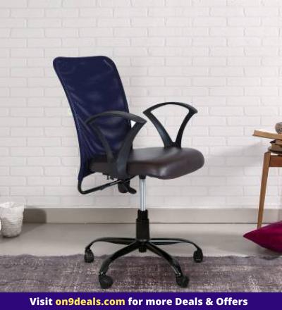 Flipkart Perfect Homes Mesh X Leatherette Office Executive Chair