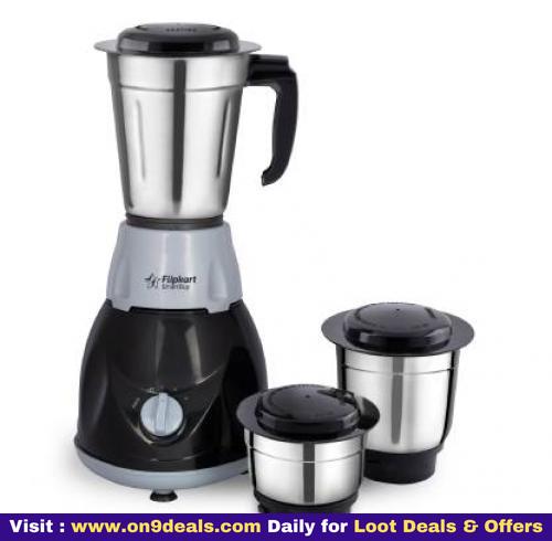 Flipkart SmartBuy PowerChef Storm 500 W 3 Jars Mixer Grinder + 2 Years Warranty