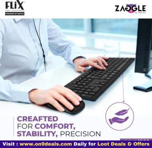 Flix (beetel) Zkmc 1000 Wireless Keyboard & Mouse Combo Set