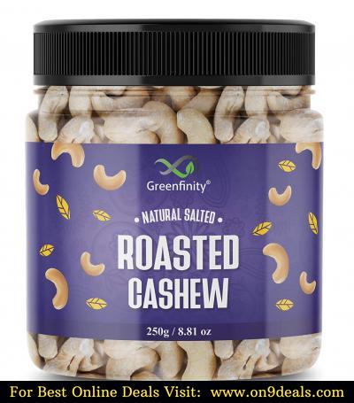 GreenFinity Roasted Cashews Lightly Salted 250g