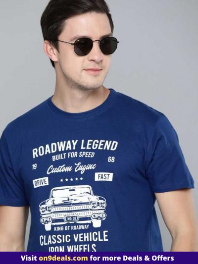 Here Now Men's T Shirts upto 80% Discount From Rs.131