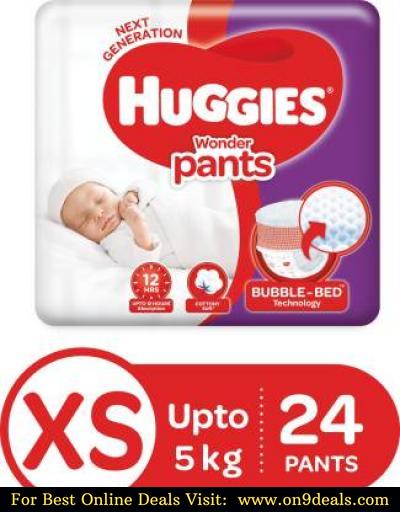 Huggies Wonder Pants diapers - XS  (24 Pieces)