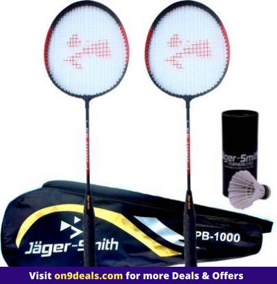 Jager-smith Pb-1000 Combo & Featherlite 2 Shuttle Badminton Kit