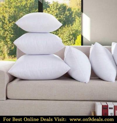 JDX White Filler Cushion (12X12) or 30X30 cm (Set of 5)