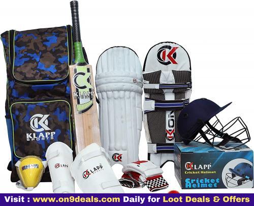 Klapp Advance English Willow Series Cricket Kit