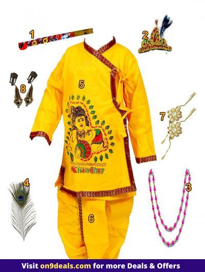 Krishna Kids Ethnic Wear Costume
