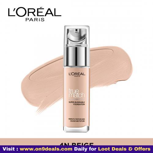 L'Oreal Paris True Match Super Blendable Liquid Foundation Beige 4N, 30ml