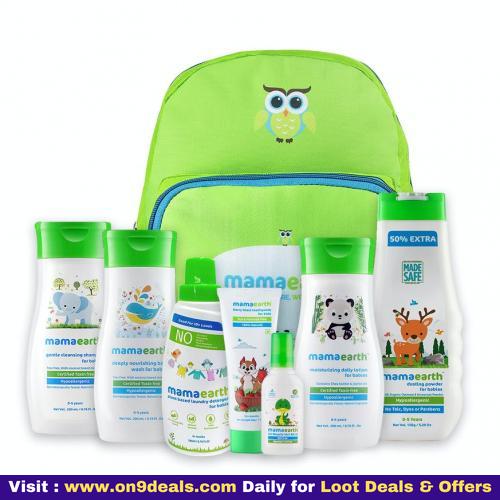 MamaEarth - Baby Essential Hamper Kit With Free Waterproof Bag