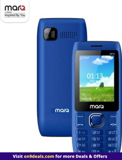 Marq M70 Shakthi 3000 Mah Battery 2.4 Inch Display Dual Sim Featured Phone