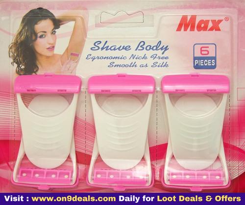 Max Body Shaver Razor Pack of 6
