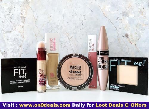 Maybelline Triple Treat Get Free Lips Stick + Extra Discount + Extra Cashback