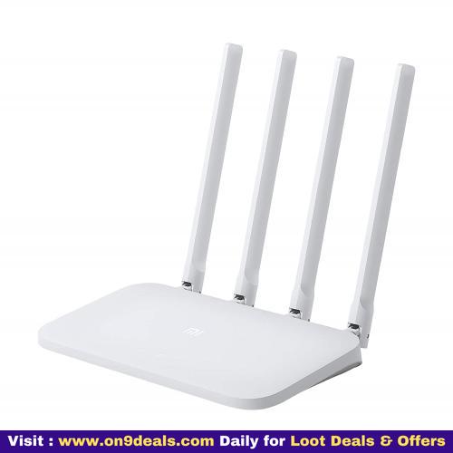 Mi Smart Router 4C, 300 Mbps with 4 high-Performance Antenna & App Control