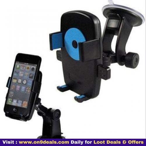 MicroBirdss Rotating Adjustable Car Dashboard Windshield Mobile Phone Stand Holder