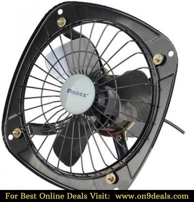 Monex Indian 9 inch Ventilation Exhaust Fan with Reverse and Forward Air Flow Function