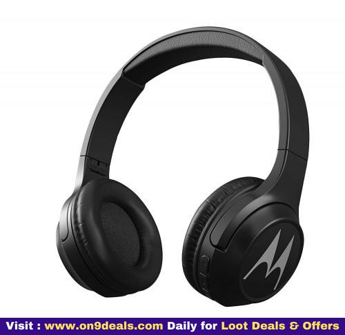 Motorola Escape 210 Over-Ear Bluetooth Headphones with Alexa