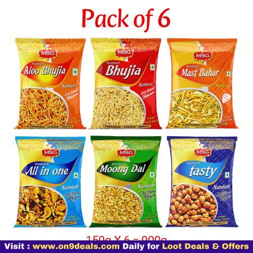 MSG Snacks Combo (Pack of 6)