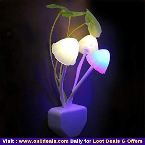 Mushroom Shape LED Magic Night Lamp Automatic Off/On Smart Sensor
