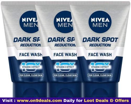 Nivea Dark Spot Reduction Face Wash, 100ml (Pack of 3)