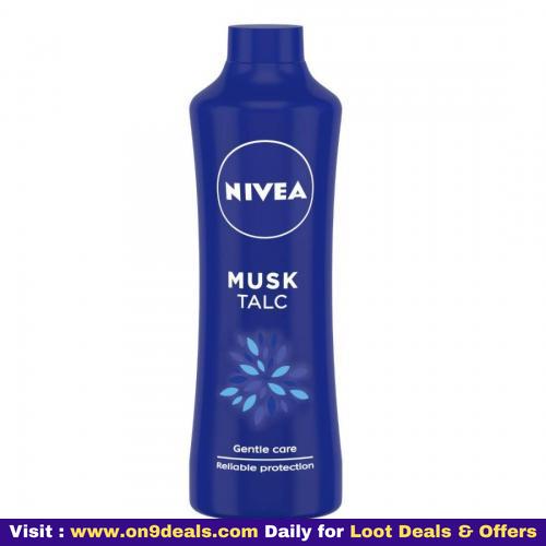 NIVEA Talc, Musk Mild Fragrance Powder, 400g