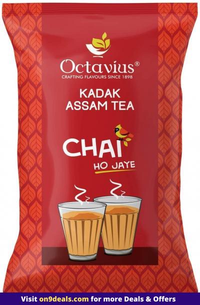 Octavius KADAK Assam CTC Chai | Strong Kadak Regular Black Tea - 1 Kg