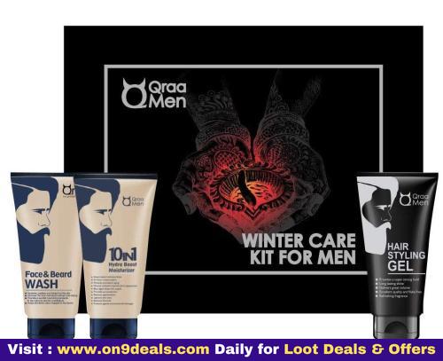 Qraa Men Winter Care Kit (Value Pack), 300 G (Pack Of 3)