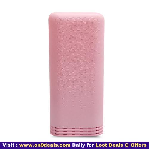 Raptech Power Bank 10000mAh Lithium-ion Power Bank/Fast Charging 2 Output Power Bank (Pink)