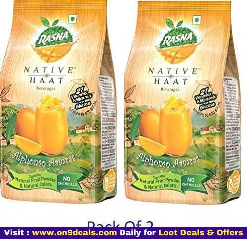 Rasna Native Haat - Alphonso Aamras - 500 g Pack of 2