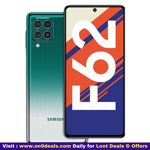 Samsung Galaxy F62 6GB Ram 128Gb Storage 7000mAh Battery Super AMOLED Dispaly @ Rs.16499